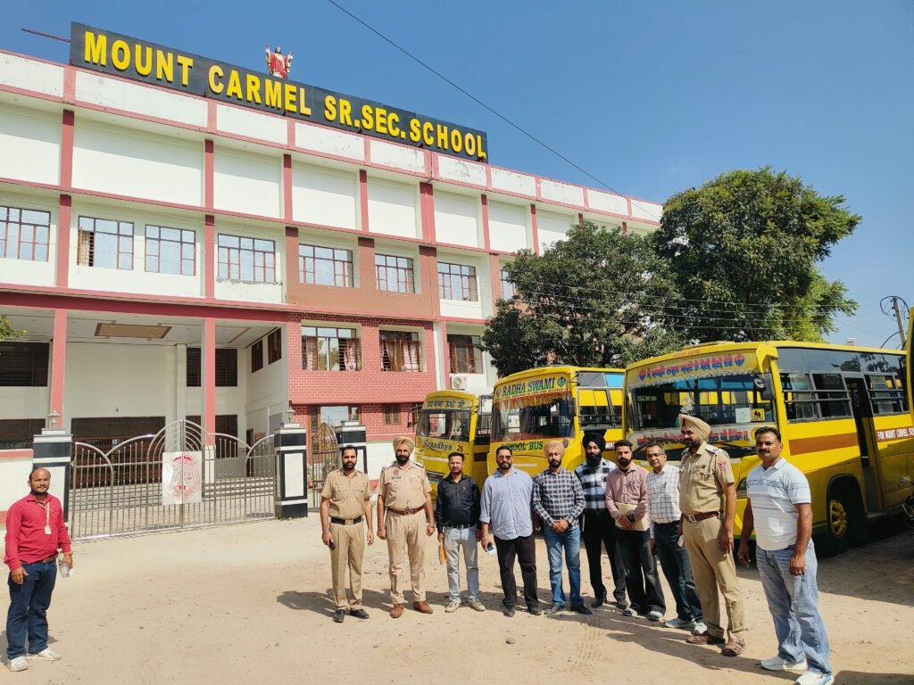 Administration Takes Strict Action Against Safe School Vehicle Policy Violations; 18 Challans Issued During Inspection of 45 School Buses