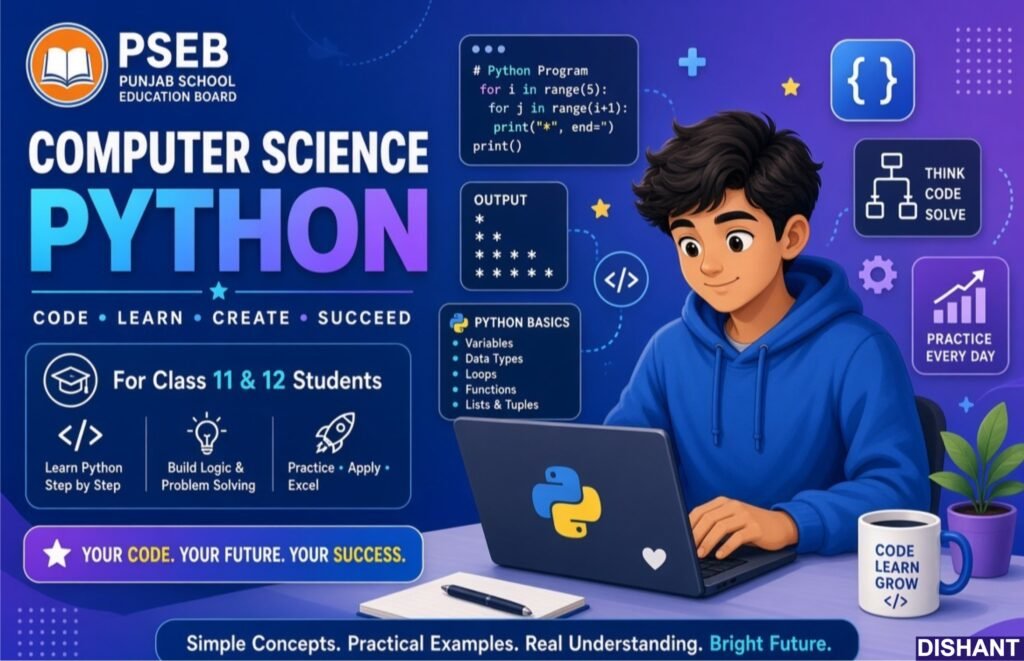 Python Programs for PSEB Students 2026 Class 11 & 12 Computer Science