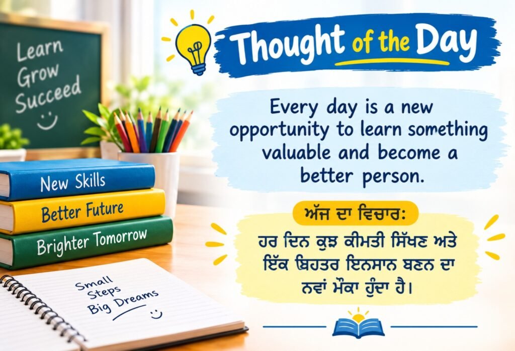 Thought of the Day for Students