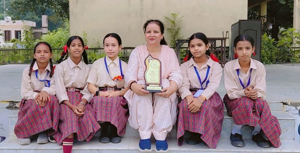 Government Girls Senior Secondary School Nangal Students Shine in Khedan Watan Punjab, Neelam Rani Pti Teacher Nangal. Medam Neelam Nangal