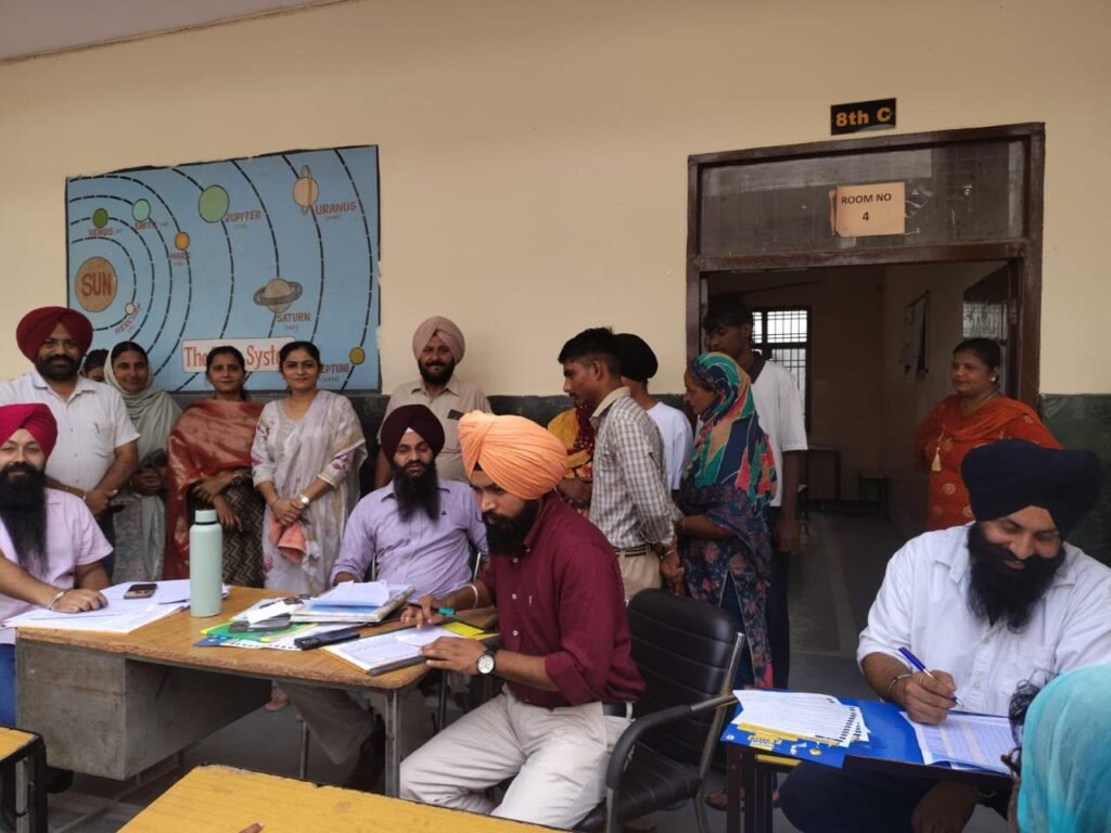 Enthusiastic Atmosphere at Mega Parent-Teacher Meeting at Government Adarsh Senior Secondary School, Lodhipur, Mega PTM Lodhipur