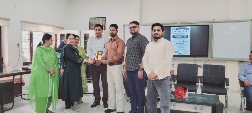Formal Inauguration of Physics Lab at Government Girls Senior Secondary School, Nangal Township, Under the Sikhya Kranti Initiative, gsss nangal girls 