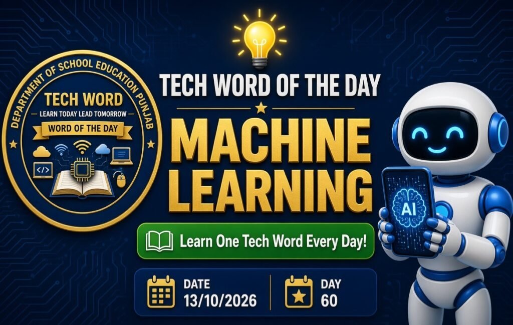 ਮਸ਼ੀਨ ਲਰਨਿੰਗ MACHINE LEARNING